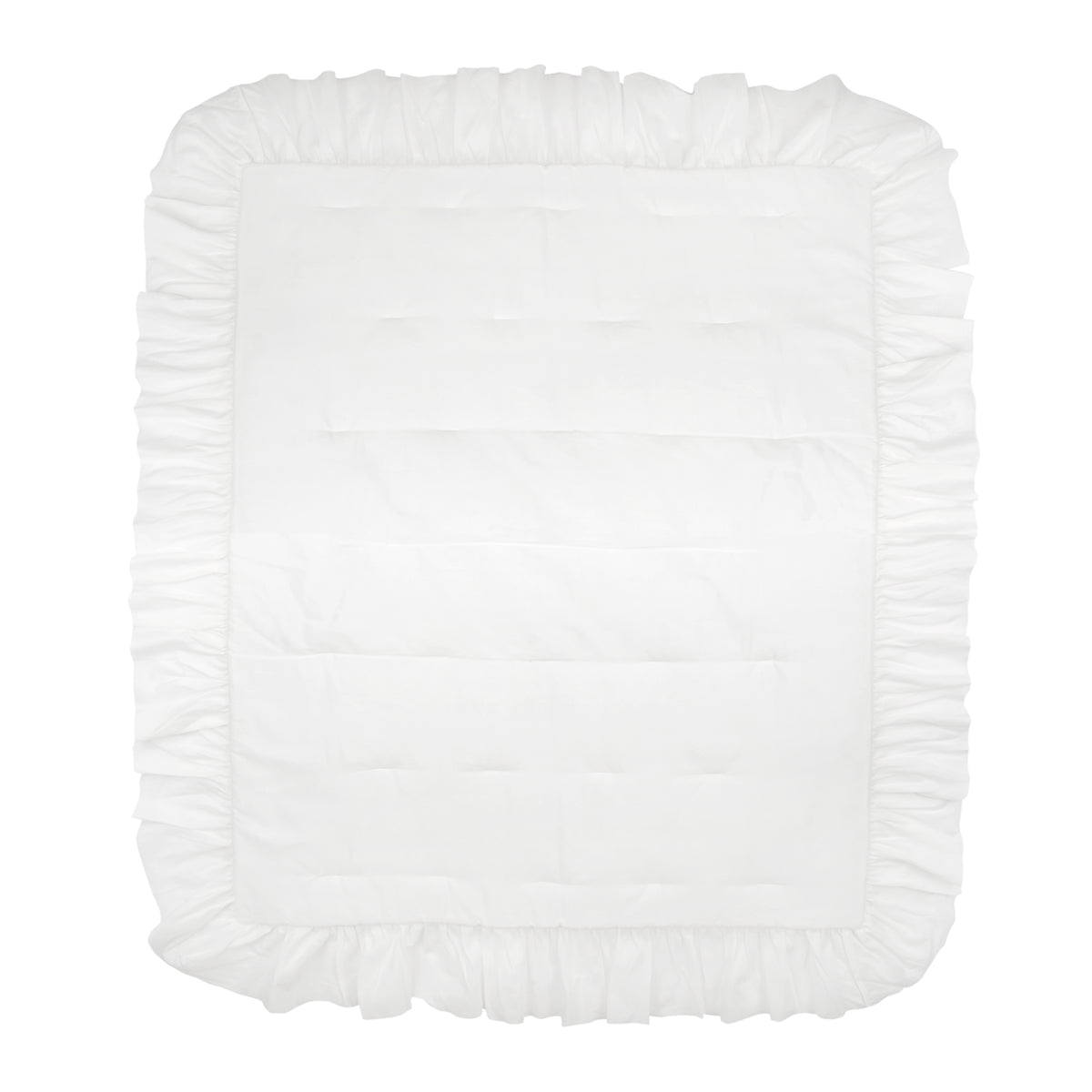 1 7/8 White Ruffled Blanket Binding Trim by the Yard – Quilting