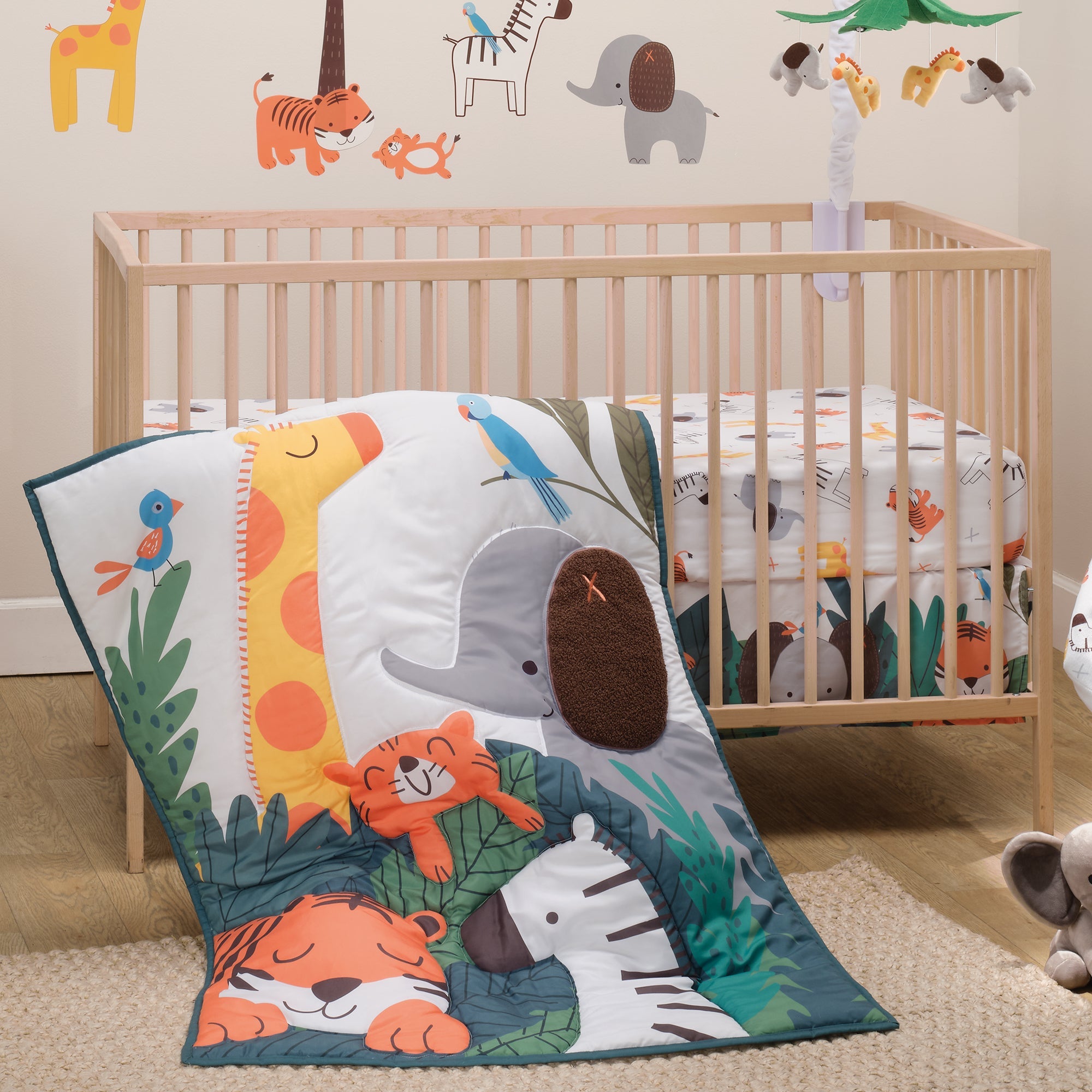 Lollipop Jungle Nursery Crib Bedding