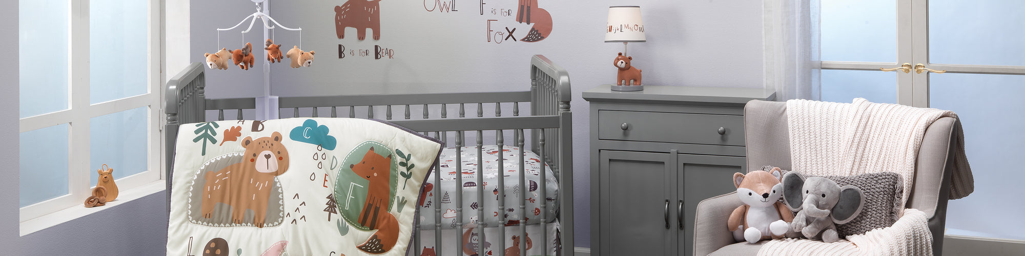 animal alphabet nursery