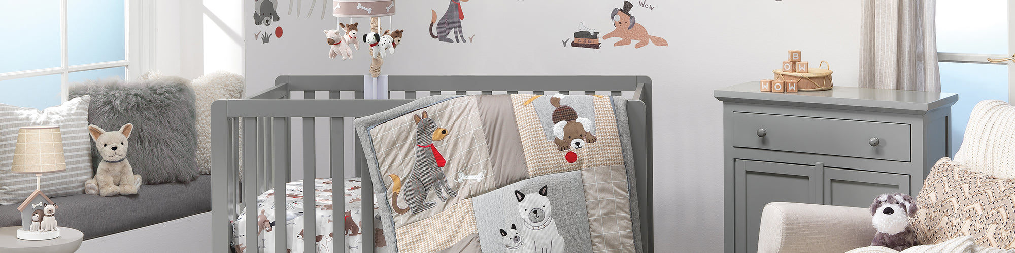 bow wow nursery bedding