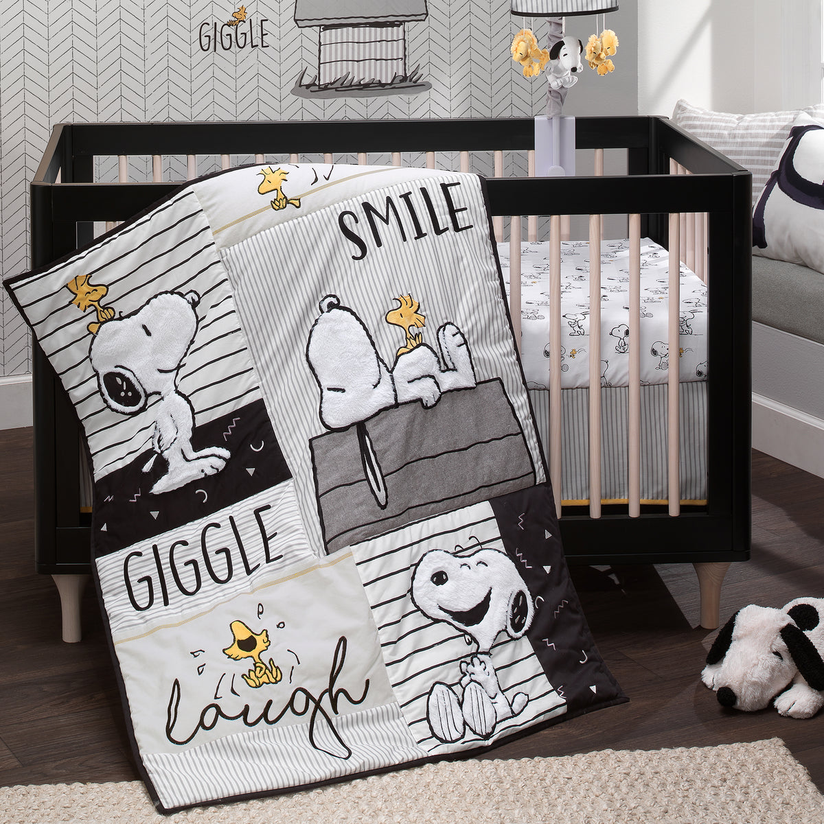 classic snoopy baby nursery