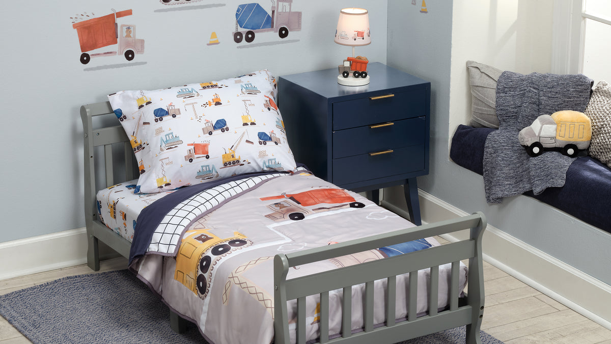 Construction Zone Toddler Bedding Set