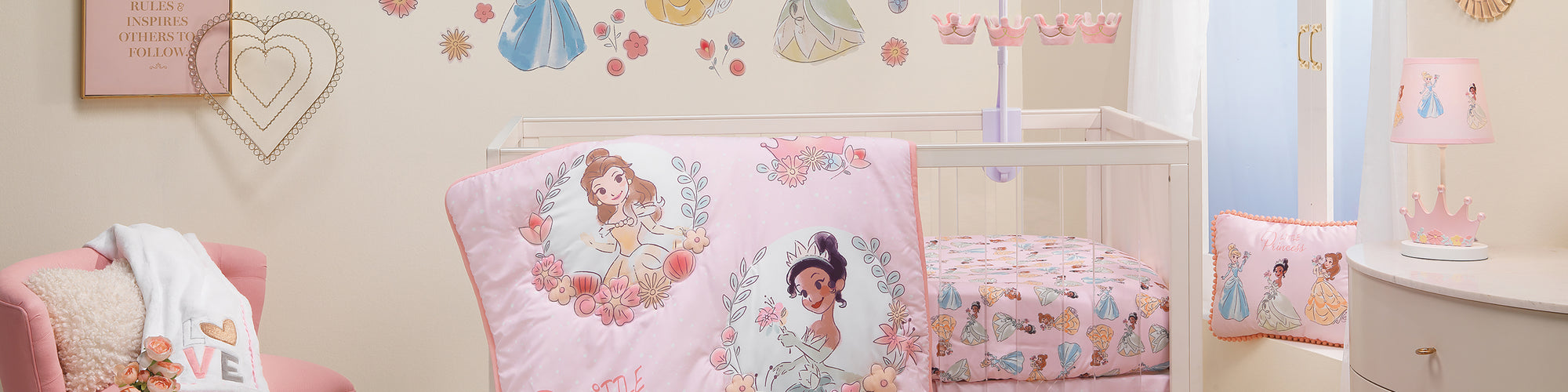 disney princess nursery bedding