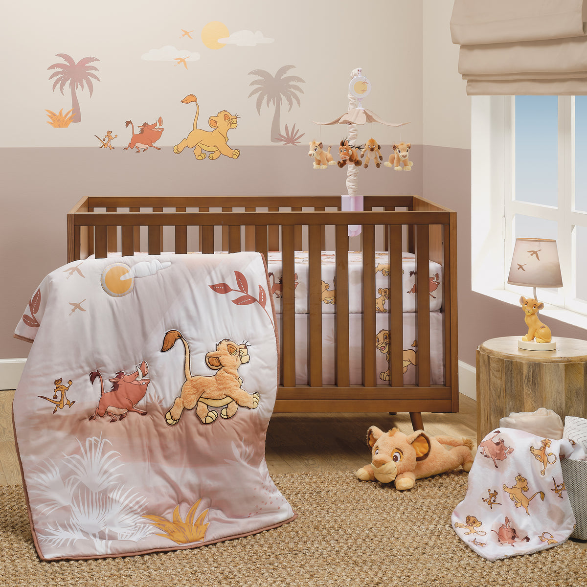 Lambs & Ivy Confetti - Lenzuolo Con Angoli Per Culla, Rosa E Oro, 100% Cotone, Con Cuori Metallizzati E Tasca Profonda, Per Materasso 71x132 Cm, Biancheria Principessa