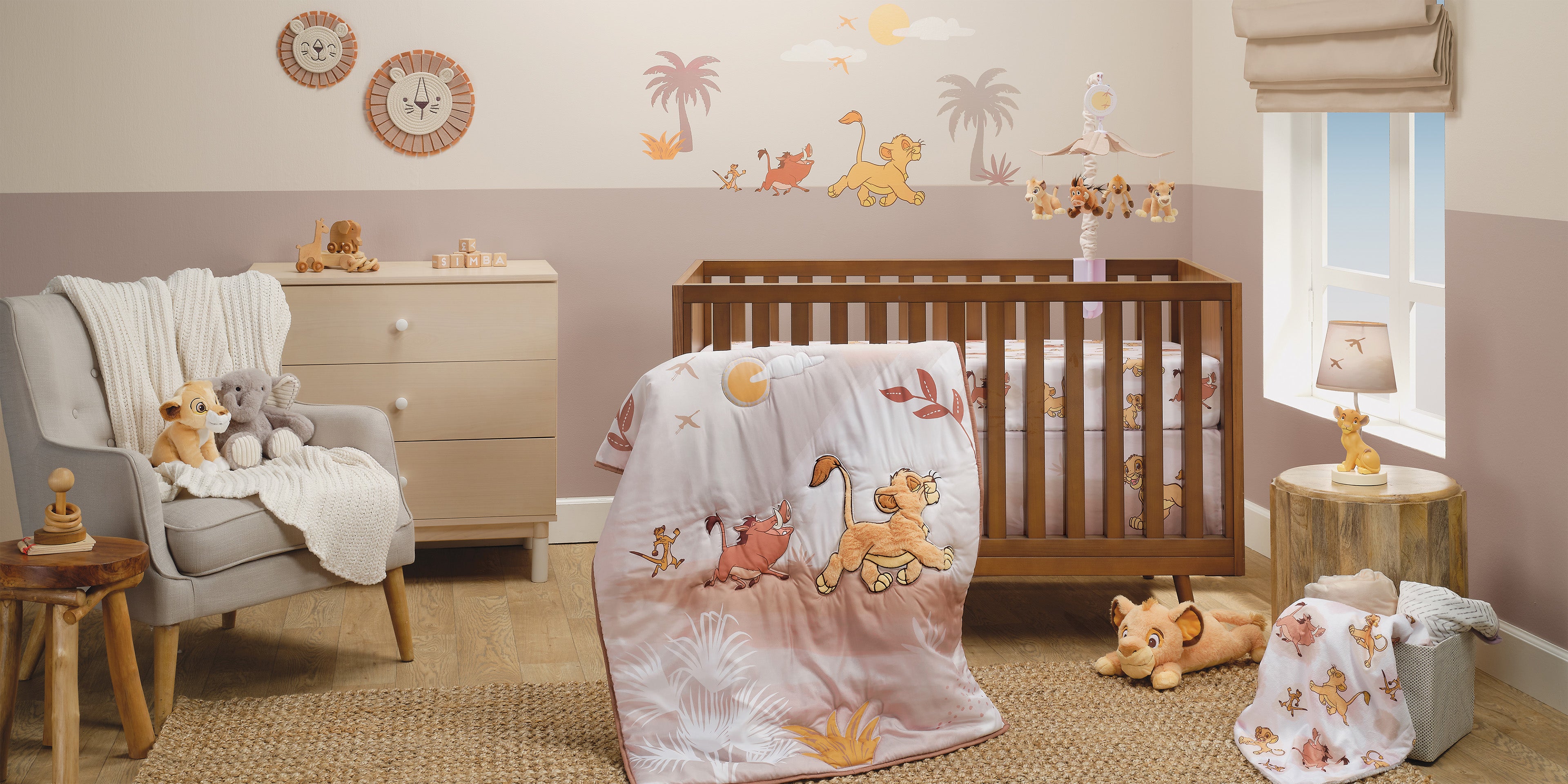 Disney Lion King Safari Nursery Baby Crib Bedding Collection