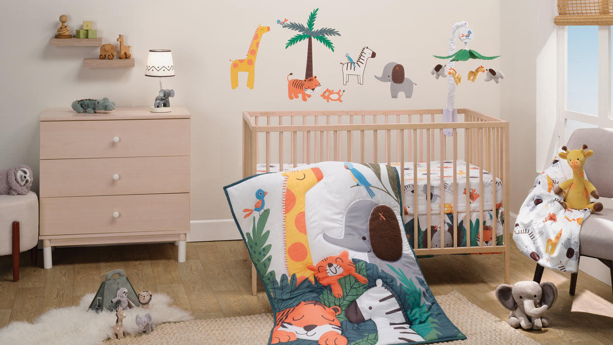 Lollipop Jungle Baby Nursery Bedding and Decor