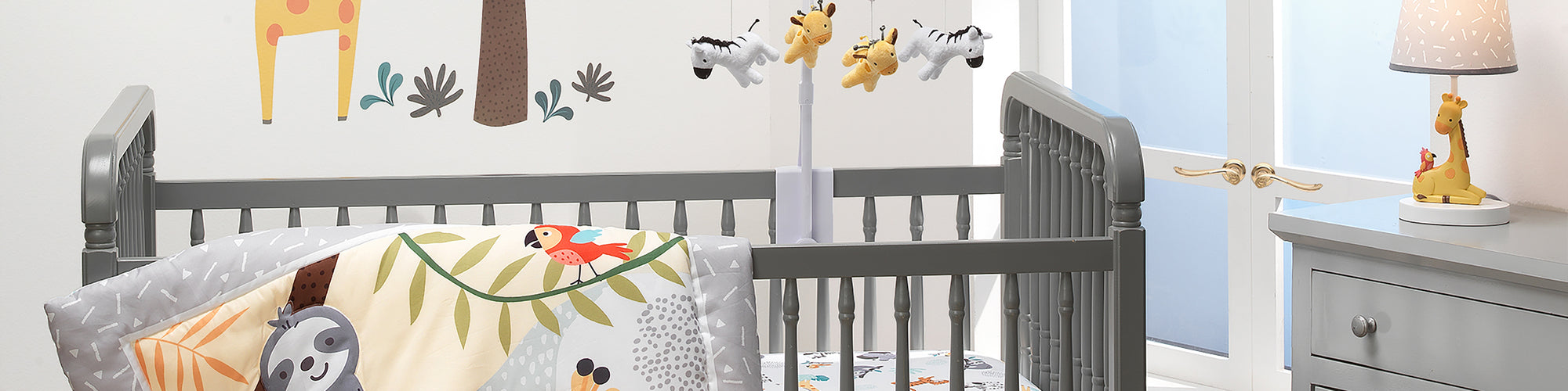 mighty jungle nursery bedding