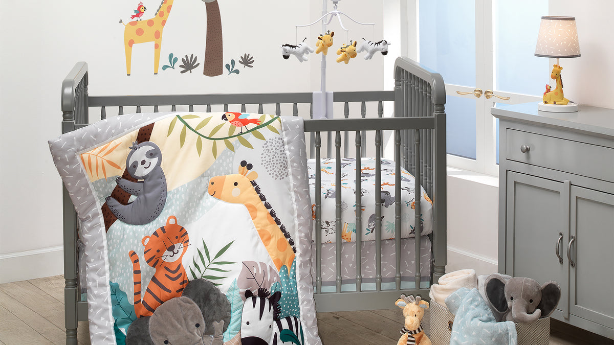 mighty jungle nursery bedding