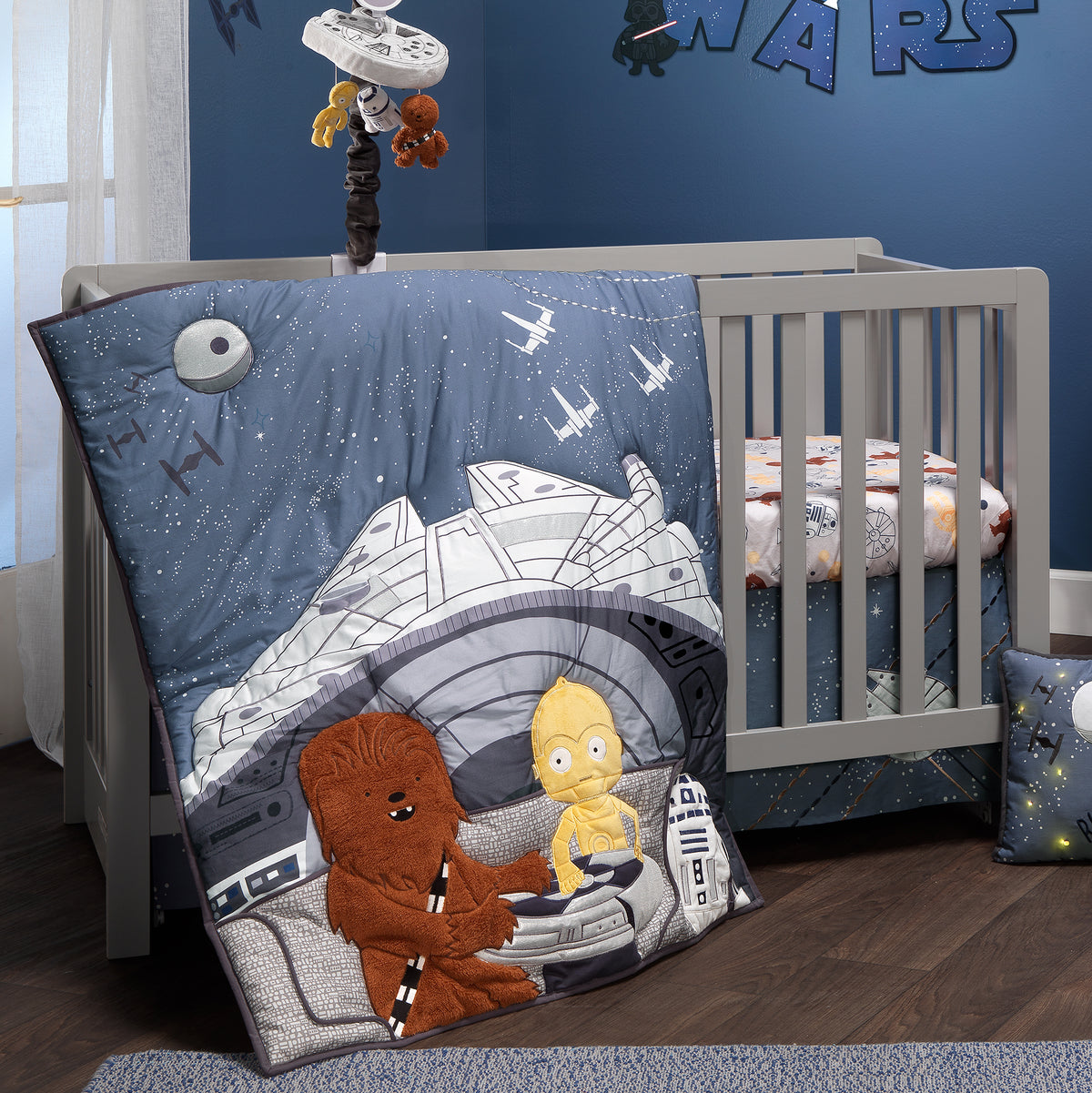 star wars millennium falcon baby nursery