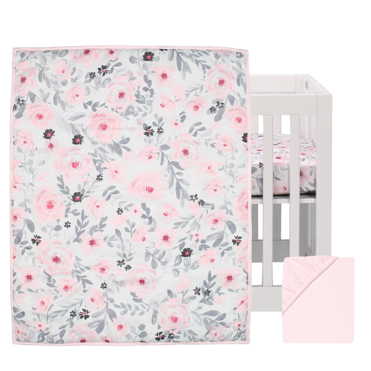 blossom mini crib bedding set