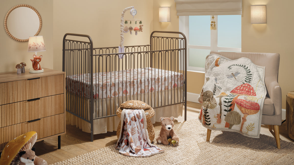 Mushroom Meadow Nursery Baby Room
