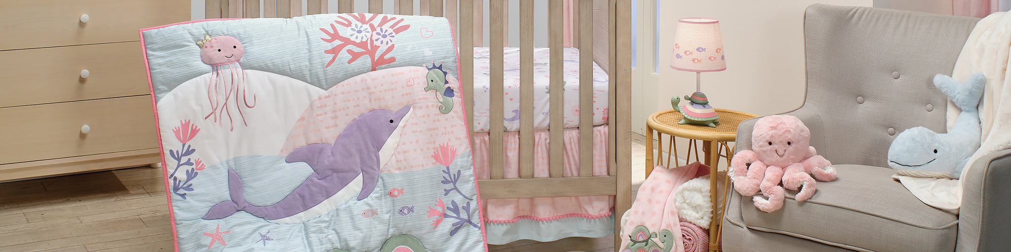 sea dreams nursery bedding