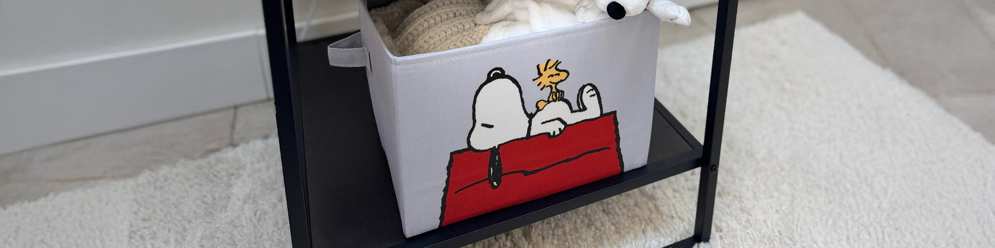 snoopy storage basket