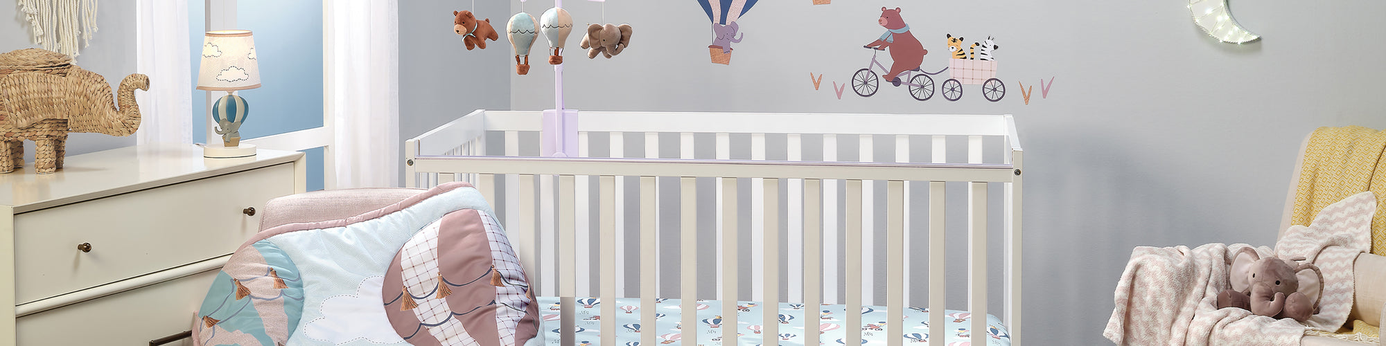 up up and away  nursery bedding
