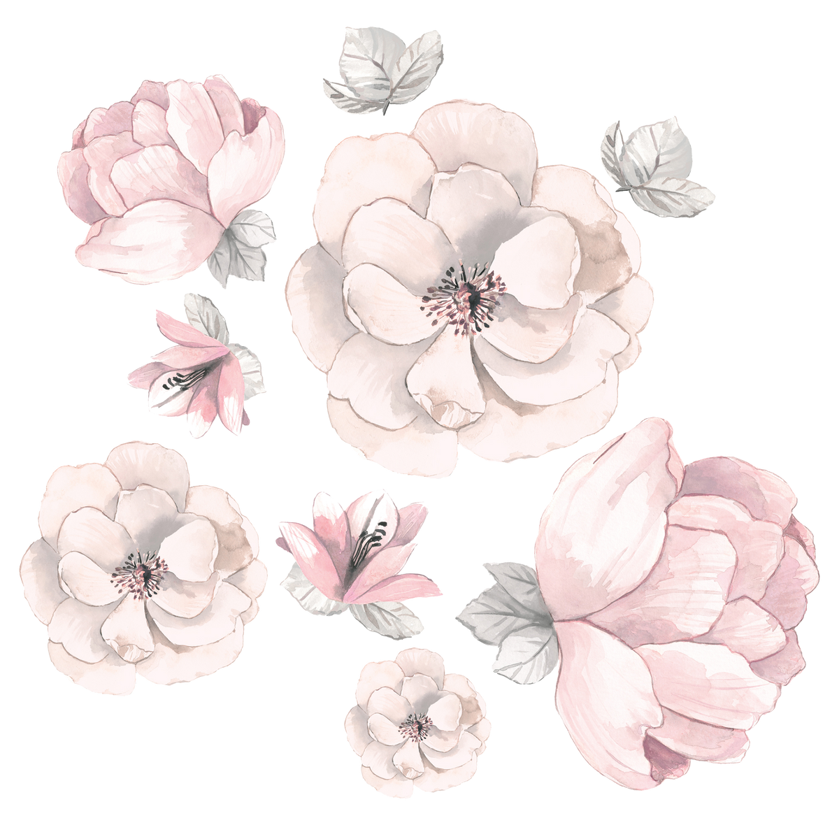 floral wall decals
