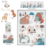 Animal Alphabet 5-Piece Crib Bedding Set by Bedtime Originals