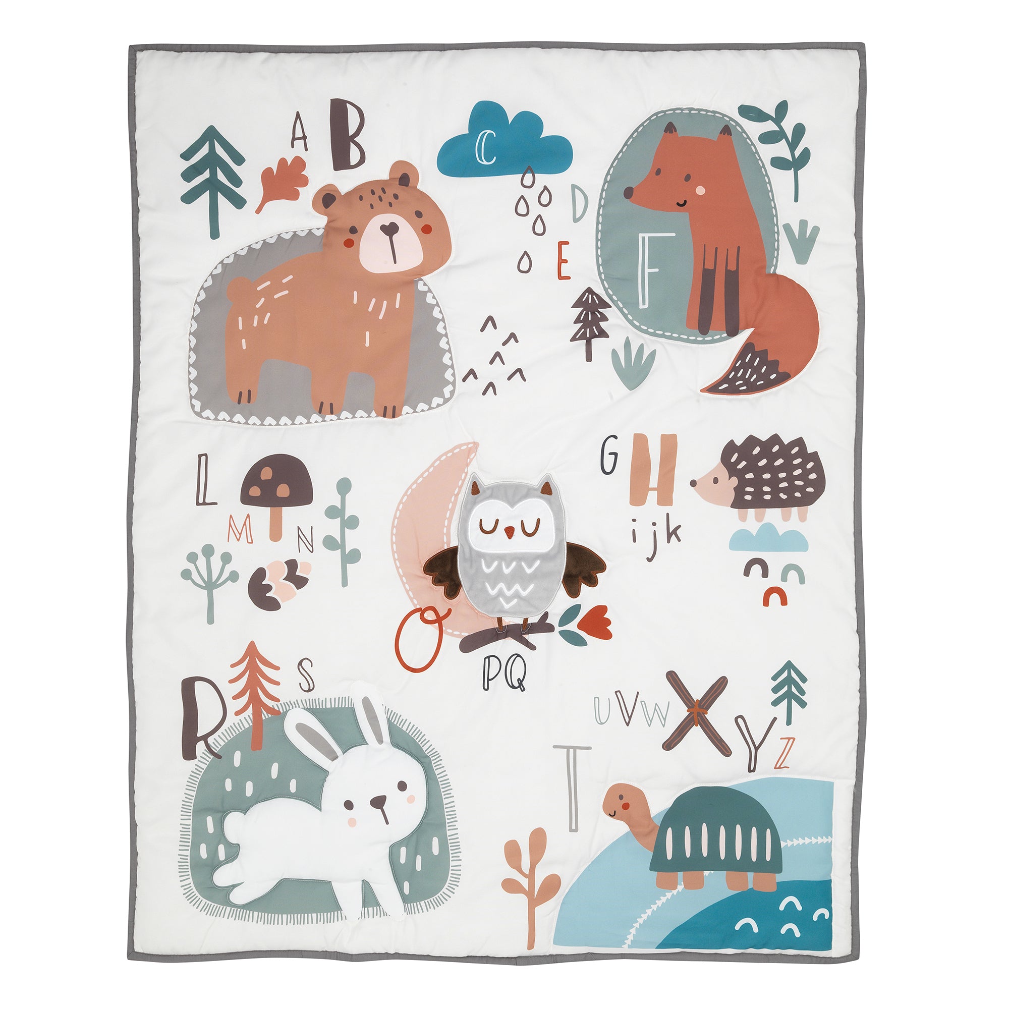 Animal Alphabet 3-Piece Crib Bedding Set by Bedtime Originals