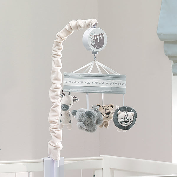 Animal Jungle Musical Baby Crib Mobile by Lambs & Ivy