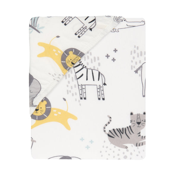 Animal Jungle 4-Piece Crib Bedding Set by Lambs & Ivy