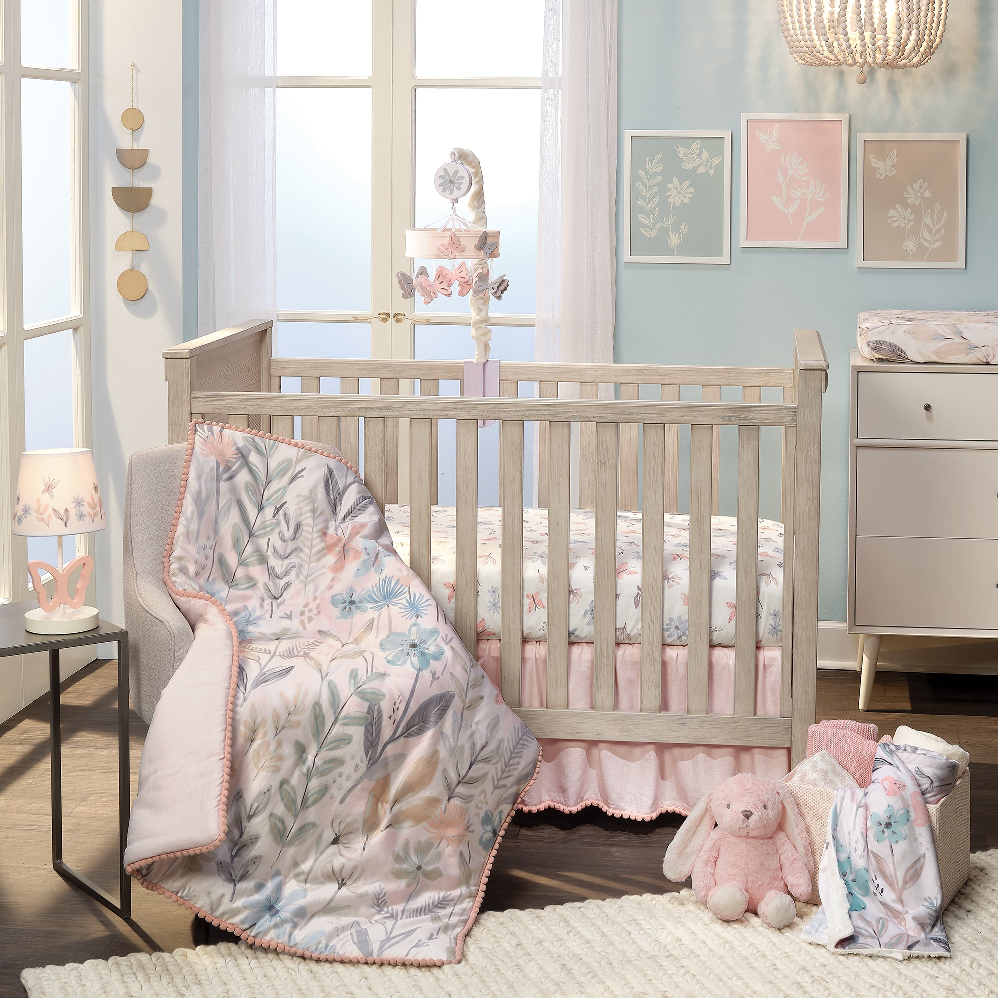 Baby Blooms Changing Pad Cover by Lambs & Ivy
