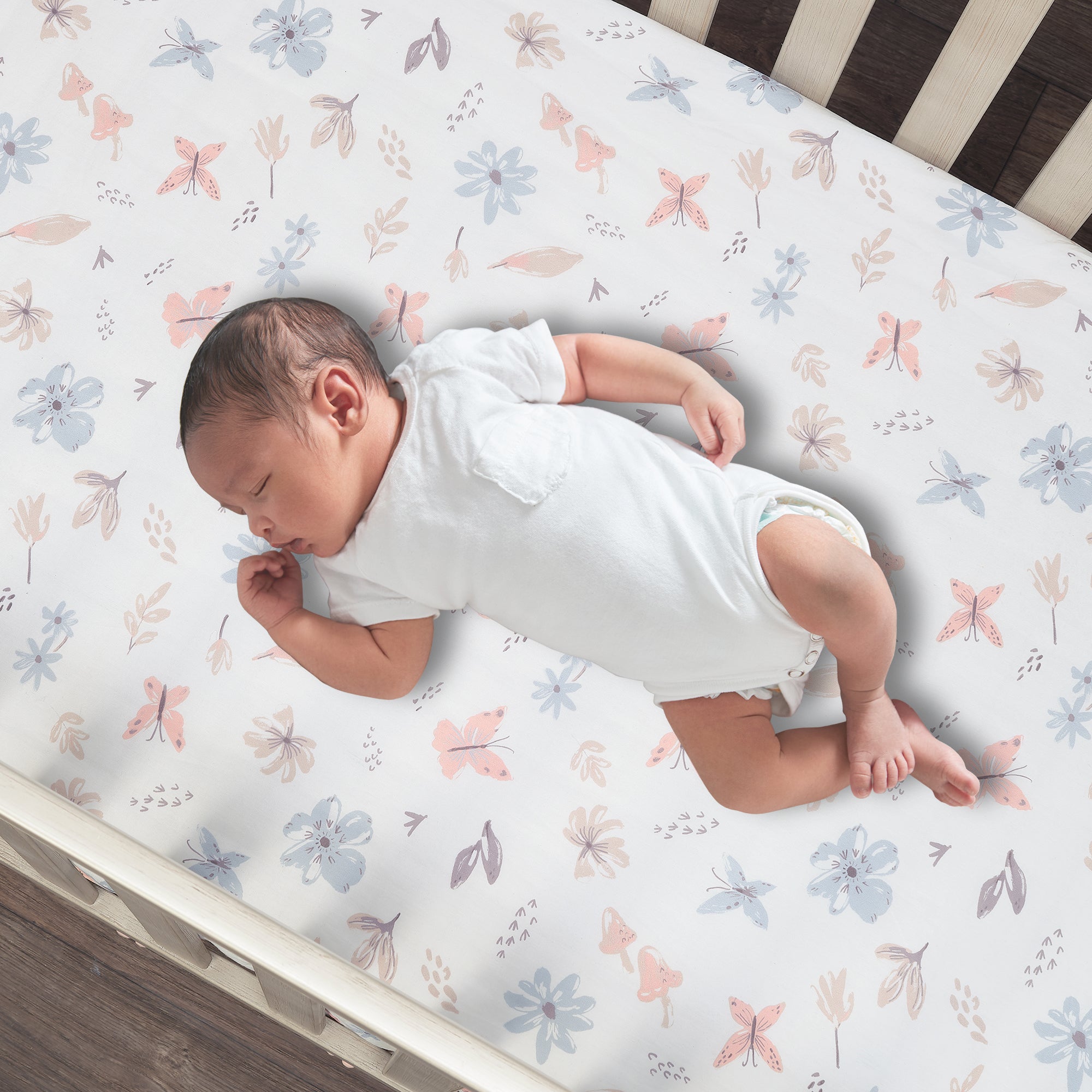 Baby Blooms 3-Piece Crib Bedding Set by Lambs & Ivy
