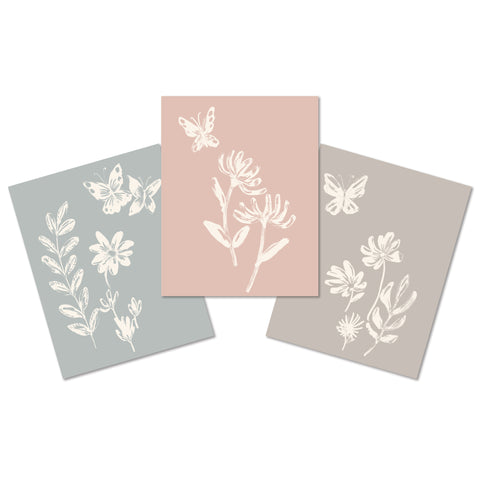 Baby Blooms Unframed Wall Art by Lambs & Ivy