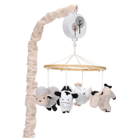 Baby Farm Musical Baby Crib Mobile by Lambs & Ivy