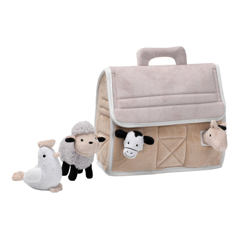 Baby Farm Plush Barn with Animals by Lambs & Ivy