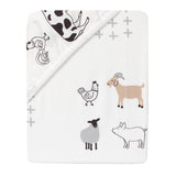 Baby Farm Cotton Fitted Crib Sheet by Lambs & Ivy