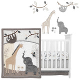 Baby Jungle 4-Piece Crib Bedding Set by Lambs & Ivy