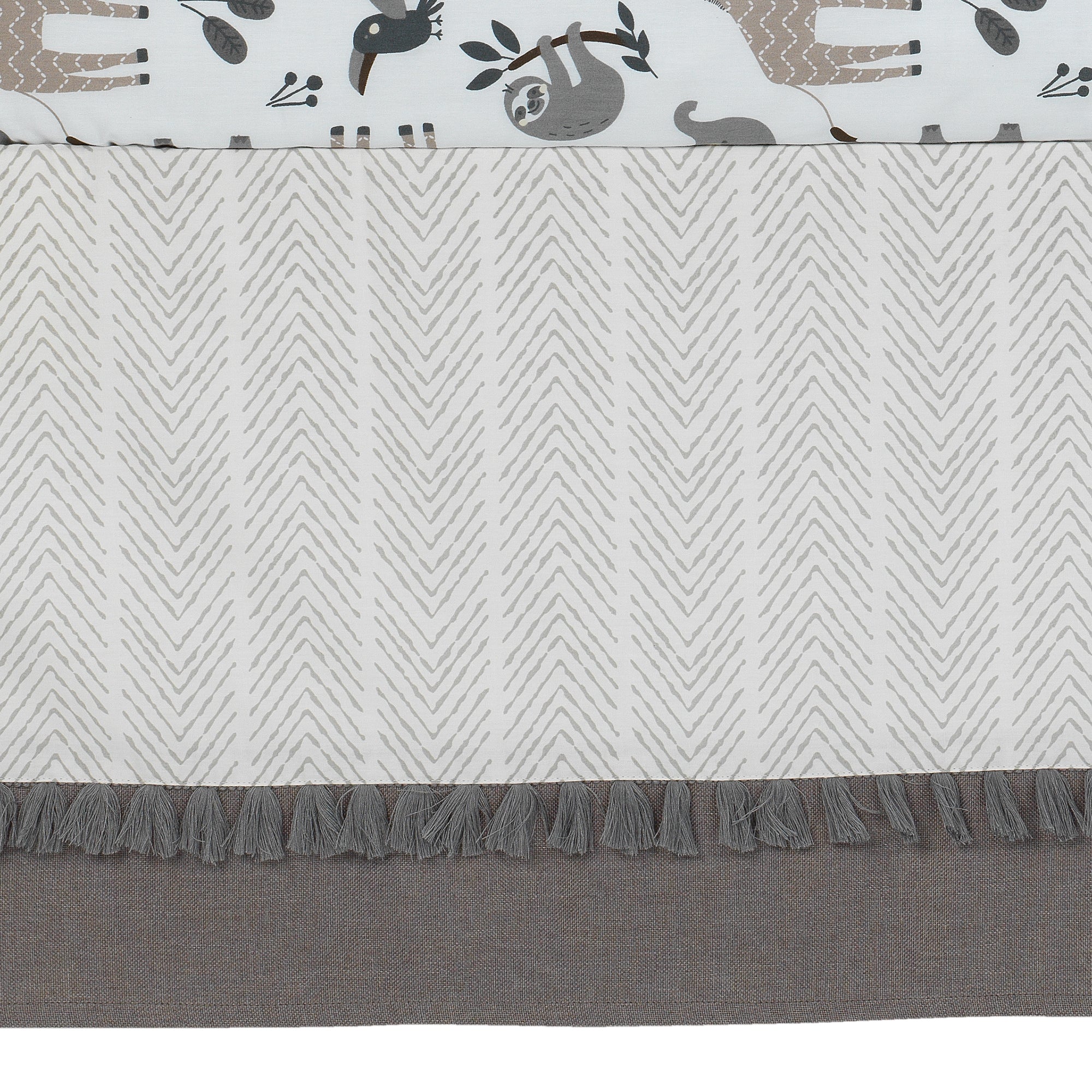 summer infant monkey jungle 4 piece crib bedding set Lambs & Ivy Baby Jungle Animals 4-Piece Crib Bedding Set Grey