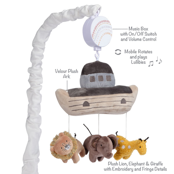 Baby Noah Musical Baby Crib Mobile by Lambs & Ivy