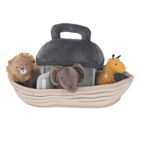 Baby Noah Interactive Plush Toy with Animals by Lambs & Ivy