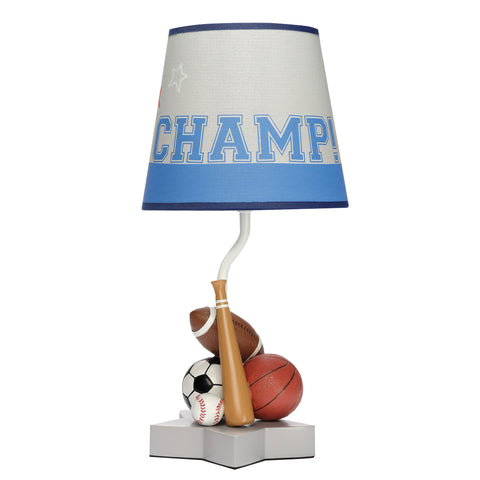 Baby Sports Lamp with Shade & Bulb by Lambs & Ivy