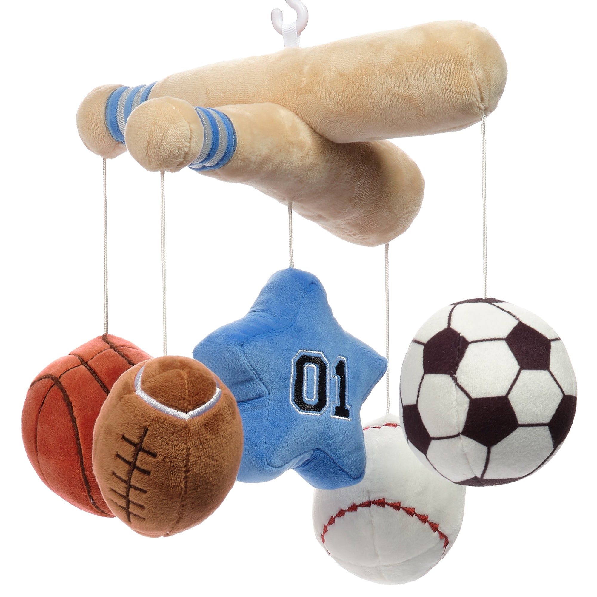 football helmet baby mobile Baby Sports Musical Baby Crib Mobile Soother Toy