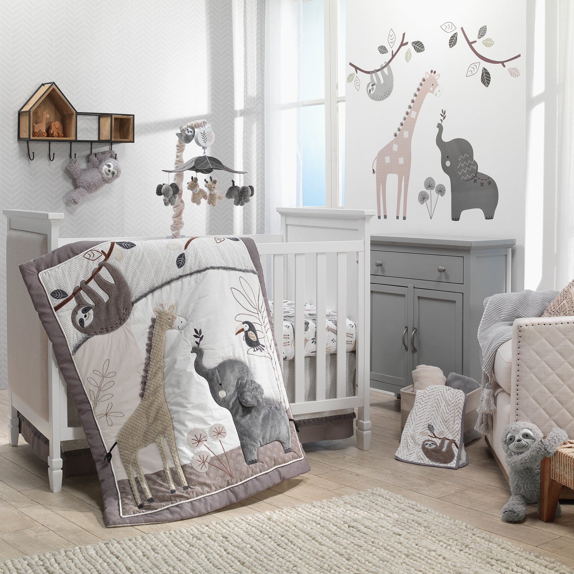 Baby Jungle Baby Blanket by Lambs & Ivy