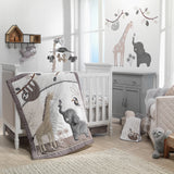 Baby Jungle 4-Piece Crib Bedding Set by Lambs & Ivy