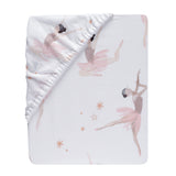 Ballerina Baby Cotton Fitted Crib Sheet by Lambs & Ivy