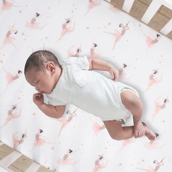 Ballerina Baby 3-Piece Crib Bedding Set by Lambs & Ivy
