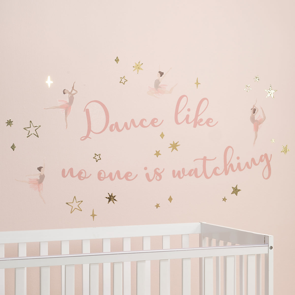Ballerina Baby Dance Like No One is Watching Wall Decals/Stickers