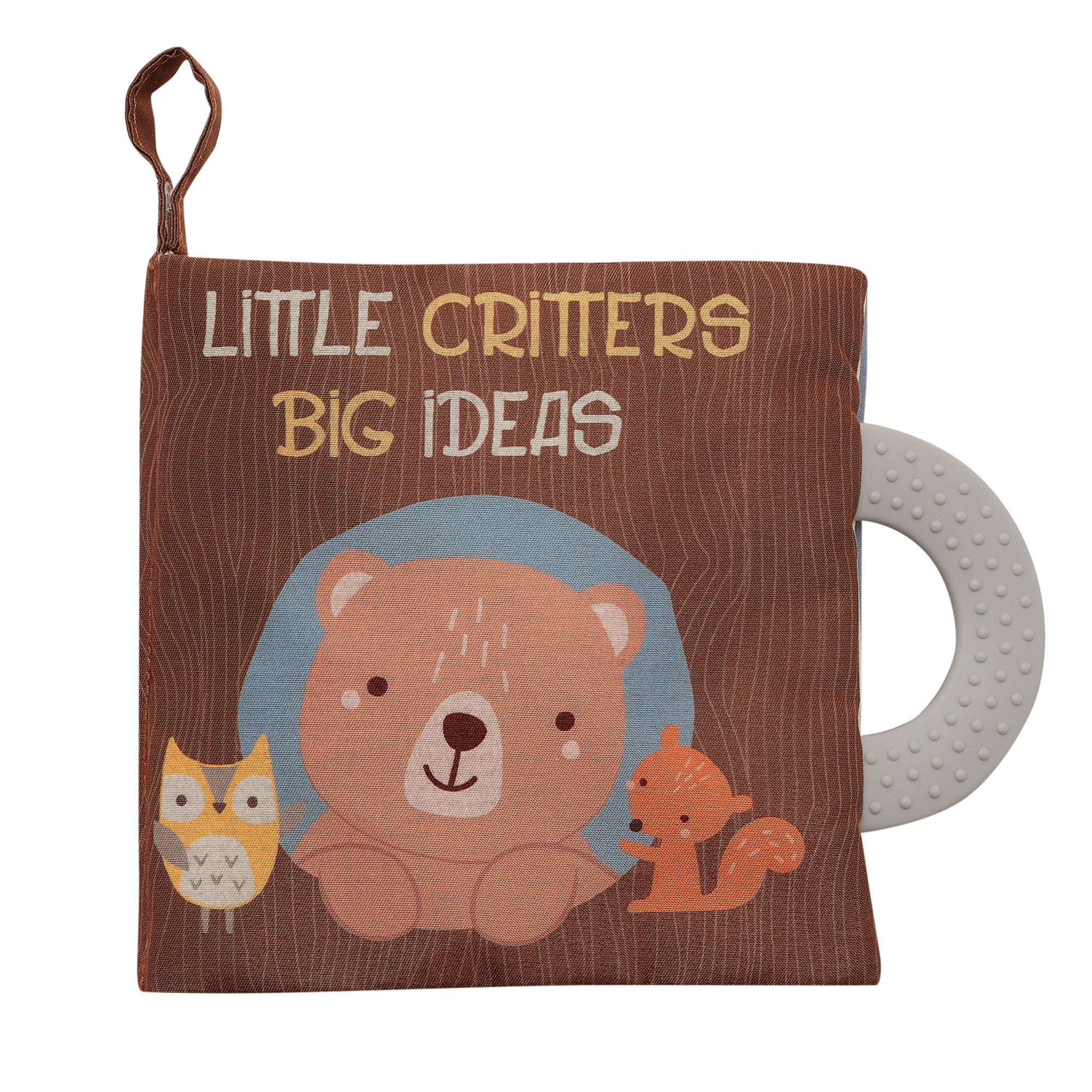 Woodland Soft Book w/ Bear Plush Gift Set by Lambs & Ivy