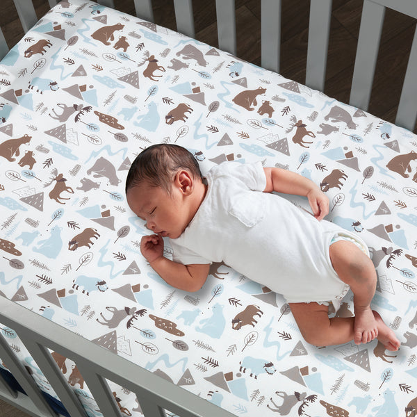 Big Sky 4-Piece Crib Bedding Set by Lambs & Ivy