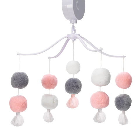 Blossom Pom Pom Musical Baby Crib Mobile by Bedtime Originals