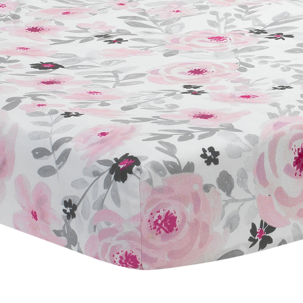 Blossom Fitted Mini Crib Sheet by Bedtime Originals