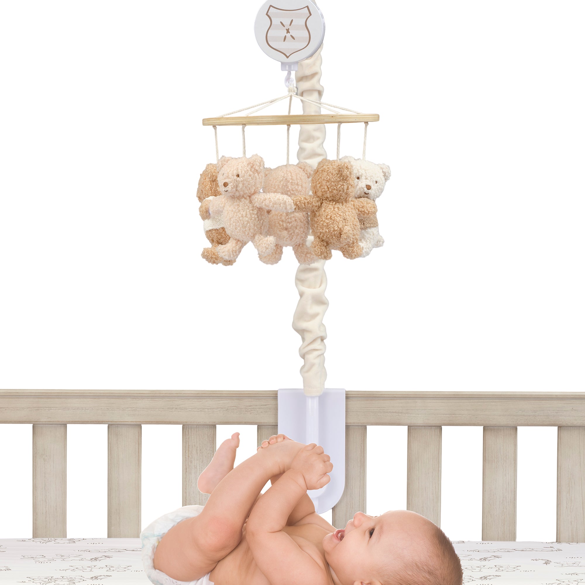 Teddy Bear Musical Baby Crib Mobile by Lambs & Ivy