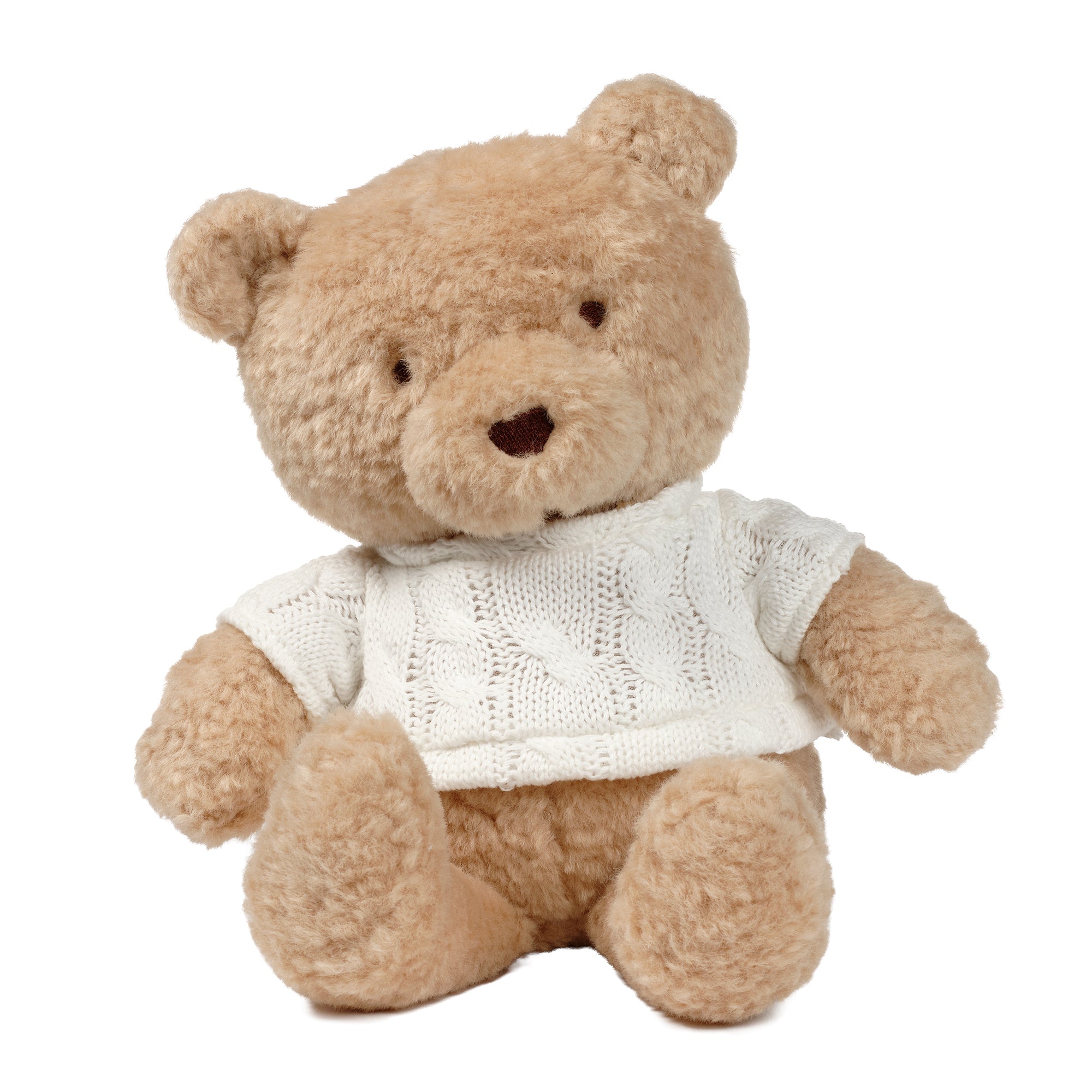 Teddy Bear w/ Knit Sweater Plush by Lambs & Ivy