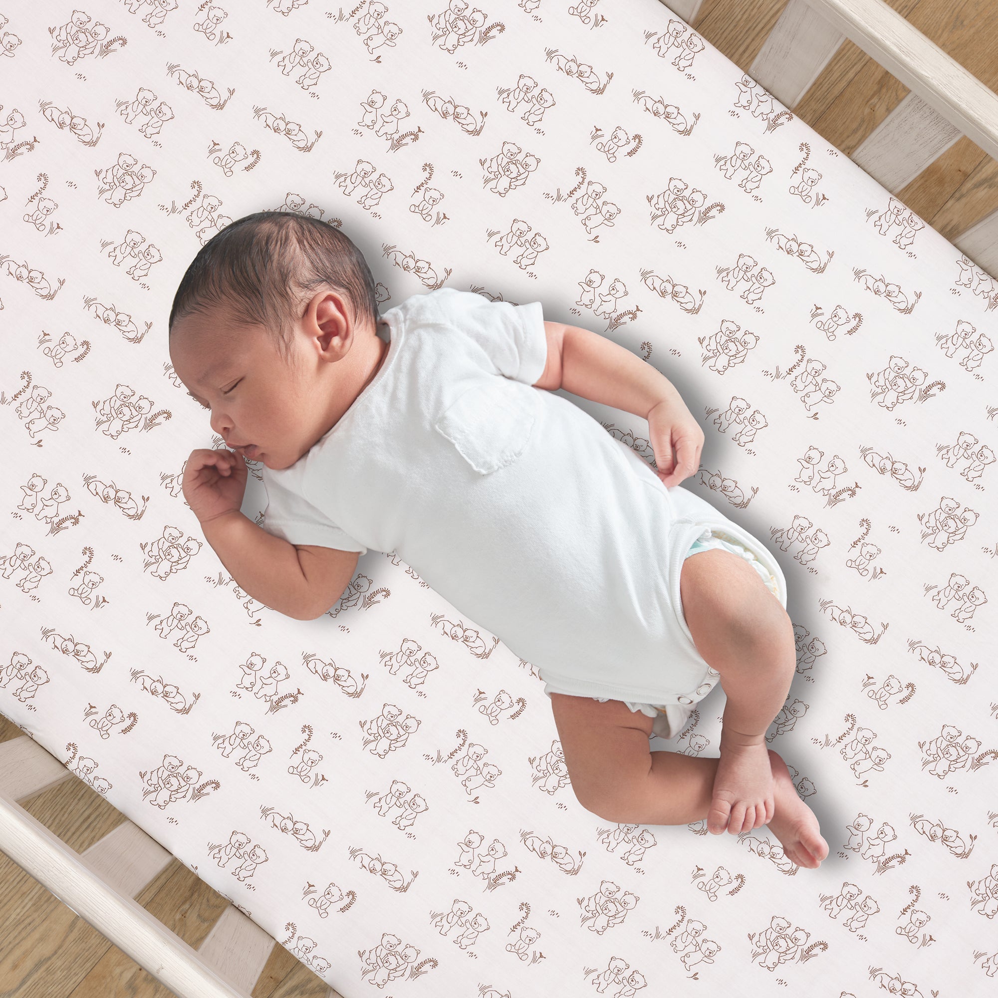 Blue Patchwork 3-Piece Crib Bedding Set by Lambs & Ivy