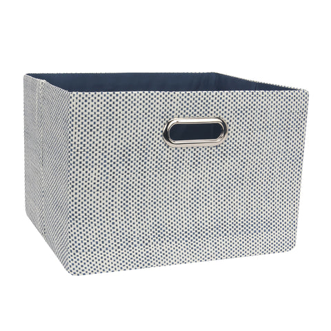 Blue Foldable Storage Basket by Lambs & Ivy