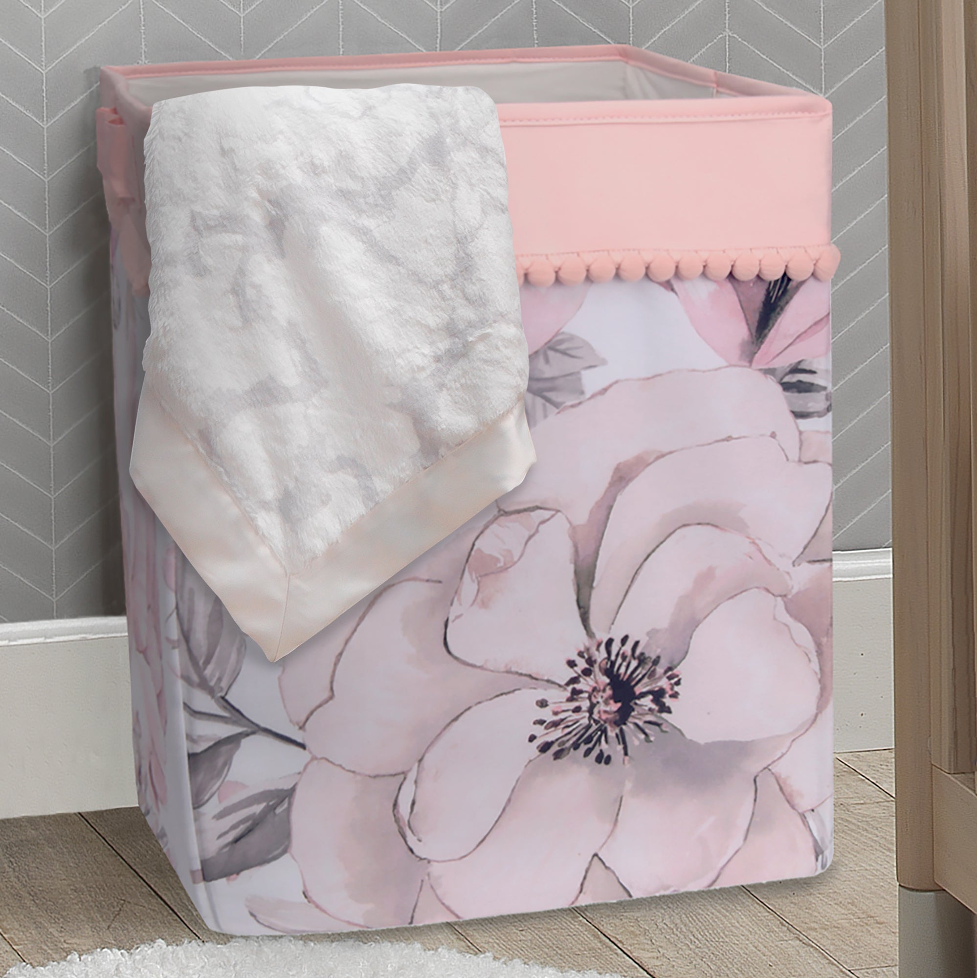 Signature Botanical Baby Storage/Hamper by Lambs & Ivy
