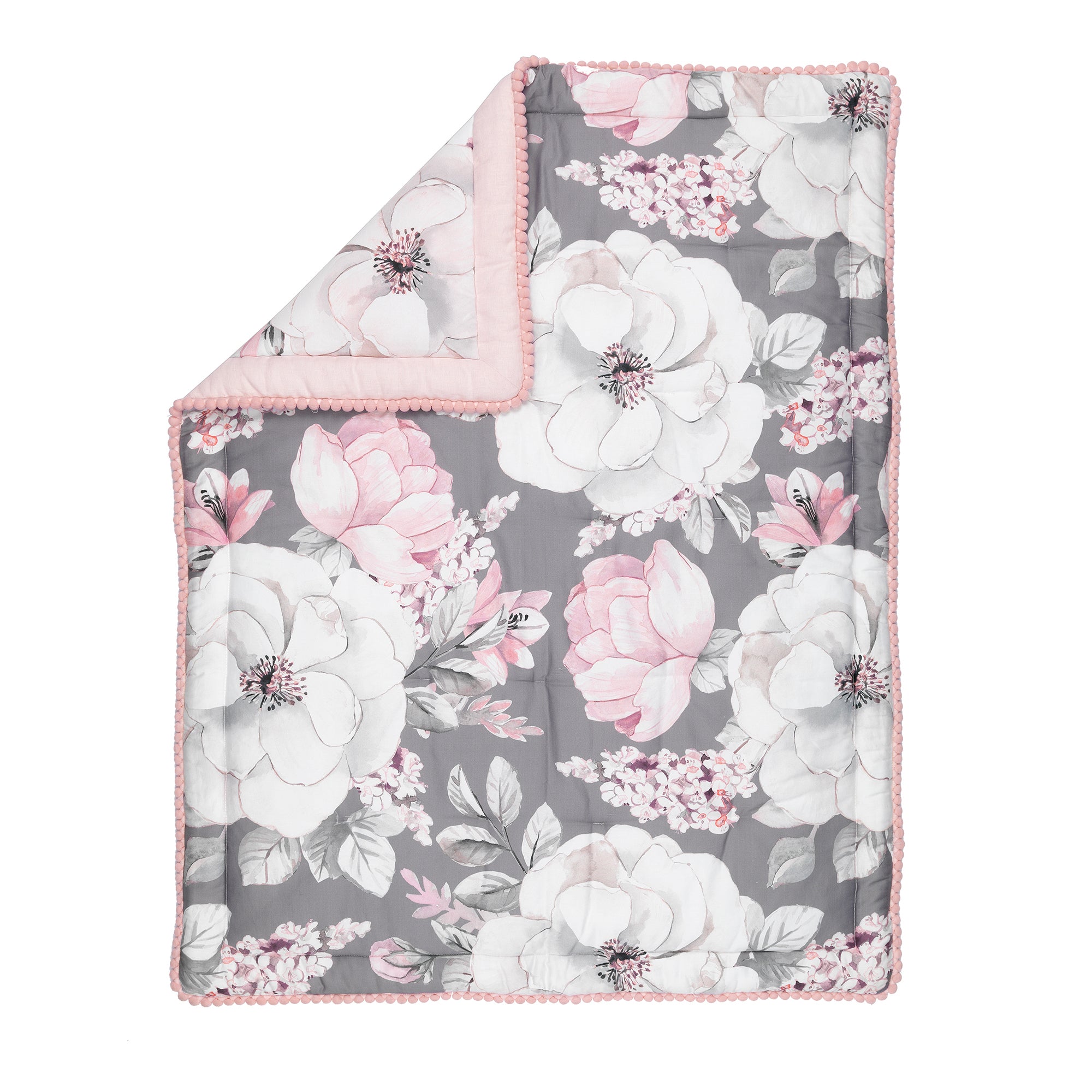 Signature Botanical Baby Watercolor Floral 4-Piece Crib Bedding